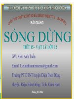 Slide vật lý lớp 12 bài sóng dừng _K.A Tuấn