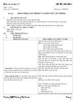 Giáo án Tin học 11 chuẩn KTKN_Bộ 2