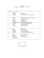 Giáo án Tuần 31 Lớp 1