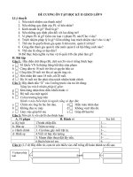 ĐỀ CƯƠNG ÔN TẬP HỌC KỲ II GDCD LỚP 9