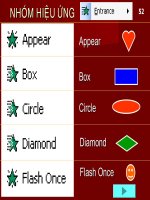 các hiệu ứng trong pp