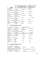 đề thi HKII ANH 7