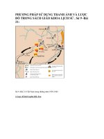 PHƯƠNG PHÁP SỬ DỤNG TRANH ẢNH VÀ LƯỢC ĐỒ TRONG SÁCH GIÁO KHOA LỊCH 9 Bai 21