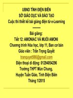 Slide hóa 11 amoniac và muối amoni _T.T Quyết