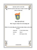 Trẻ em lao động sớm với nhu cầu được chăm sóc, bảo vệ và che chở