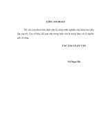 Hoàn thiện nội dung và phương pháp phân tích tình hình tài chính tại Công ty cổ phần Than Hà Lầm Vinacomin