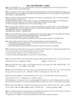 Bài tập Quan hệ vuông góc chọn lọc