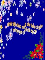 chinh ta lop 2- Cô giáo lớp em