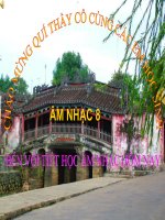 Âm nhạc 8 - Bài 4, tiết 13