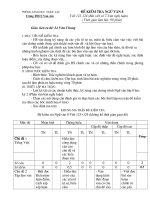 Bài làm văn số 7 có ma trận