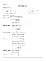 LUYỆN THI ĐẠI HỌC-PP LƯỢNG GIÁC