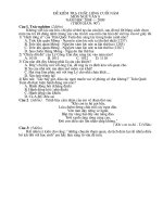 Đề KT cuối năm Ngữ văn 8