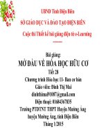 Slide hóa 10 mở đầu về hóa học hữu cơ _Đ.T mai