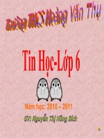 BÀI 10: HỆ ĐIỀU HÀNH LAM NHỮNG VIỆC GÌ ?