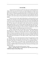 Tổ chức công tác kế toán nguyên vật liệu tại Công ty TNHH một thành viên than Đồng Vông