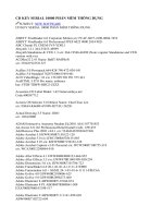 CD KEY SERIAL 10000 PHẦN MỀM THÔNG DỤNG