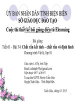 Slide vật lý lớp 10 bài 34 chất rắn kết tinh, chất rắn vô định hình _L.T.A Tiếp