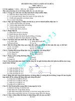 Đề - Đáp án: KT Lý 7 K2 .3