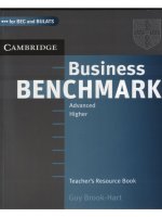Business Benchmark Advanced Teacher Book