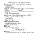 Đề KT cuối năm Ngữ văn 9