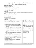 Giáo án Tin học lớp 10 chuẩn KTKN_Bộ 14