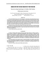 báo cáo khoa học Nghiên cứu thiết kế hoàn thiện máy ép viên phân bón