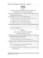 Cải tiến mở và sử dụng các loại tài khoản tiền gửi nhằm đẩy mạnh huy động vốn kinh doanh của ngân hàng công thương bãi cháy