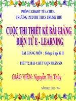 tóan 6 bài 4 rút gọn phân số _N.T Thủy