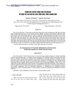 báo cáo khoa học  Đánh giá sự hài lòng của du khách về dịch vụ tại khu du lịch Sầm Sơn, tỉnh Thanh Hoá