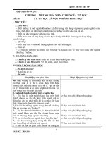 Giáo án Tin học lớp 10 chuẩn KTKN_Bộ 7