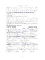 Bài tập Vật lý hạt nhân