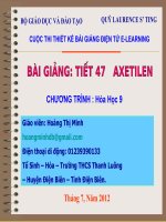 Slide hóa 9 axetilen _H.T Minh