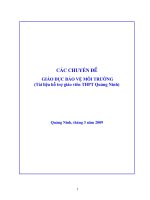 T ai lieu giao duc moi truong danh cho GV THPT