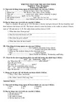 Đề thi HK II (mời tham khảo)