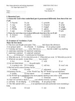 1 tiet so 4 T.Anh lop 10CB- 0988 055 990