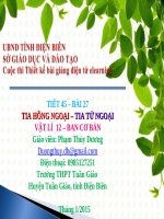 Slide vật lý lớp 12 bài 27 tia hồng ngoại, tia tử ngoại _P.T Dương