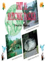 Slide english 10 unit 11 national parks _ THPT Muong Luan