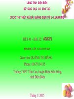 Slide hóa 11 bài 32 ankin _Q.T Hằng