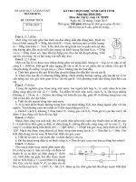 Đề và đáp án thi HSG lí 12_Thanh Hóa 2011