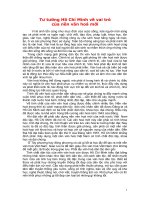 Tư tưởng Hồ Chí Minh về văn hóa