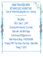 Slide hóa 12 CB bài 2 lipit _Gv B.b Ngọc