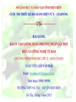 Slide sinh 12 bài 19 tạo giống bằng phương pháp gây đột biến và công nghệ tế bào _L.V hải