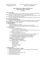 Quy trinh thong ke PCGD trung hoc