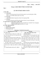 Giáo án Tin học lớp 12 chuẩn KTKN_Bộ 13