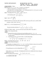 DE+DA THI THU DH 2011