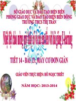 Slide vật lý lớp 6 bài 13 máy cơ đơn giản _H.N Thiết