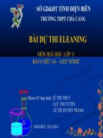 Slide hóa 11 bài 9 axit nitric _Thúy, Tuyền ft Trang