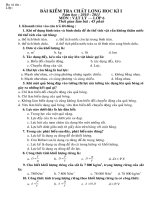 de kiem tra  vat ly - hoc ki I - 10 - 11