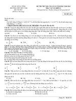 ĐỀ THI THỬ THPT ĐỨC THỌ LẦN 2