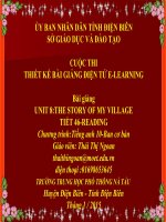 Slide english 10 unit 8 the story of my village _reading _GV T.T Ngoan